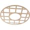 Ekena Millwork O'Neal Wood Fretwork Pierced Ceiling Medallion, Alder, 32"OD x 11 5/8"ID x 1/4"T CMWP32X32X0250ONAL - alternate 5